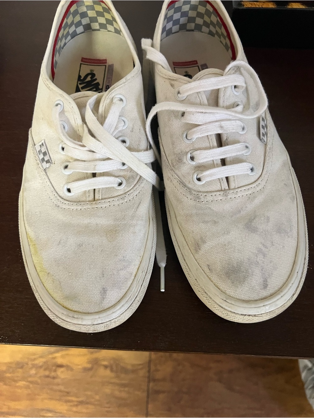 Vans Skate Authentic Canvas Sneakers - White
